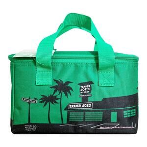 NEW Holiday Green Trader Joe's Personal Thermal Sized Cooler